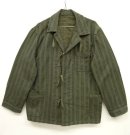画像: ブルガリア軍 スリーピングシャツ オリーブ染 ストライプ (VINTAGE) 「Jacket」 入荷しました。