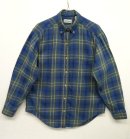 画像: 90'S LL Bean 長袖 BDシャツ インディゴ チェック柄 USA製 (VINTAGE) 「L/S Shirt」 入荷しました。