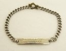 画像: IDプレート チェーンブレスレット シルバー (VINTAGE) 「Accessorie」 入荷しました。