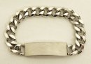 画像: IDプレート チェーンブレスレット シルバー (VINTAGE) 「Accessorie」 入荷しました。