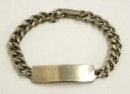 画像: IDプレート チェーンブレスレット シルバー (VINTAGE) 「Accessorie」 入荷しました