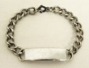 画像: IDプレート チェーンブレスレット シルバー (VINTAGE) 「Accessorie」 入荷しました。