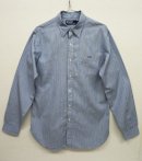 画像: RALPH LAUREN マチ付き 長袖シャツ サックスブルー ストライプ柄 (USED) 「L/S Shirt」 入荷しました。