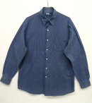 画像: RALPH LAUREN インド綿 長袖シャツ INDIGO ストライプ柄 (USED) 「L/S Shirt」 入荷しました。