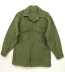 画像: 60'S アメリカ軍 US ARMY OG107 コットンサテン ユーティリティシャツ (VINTAGE) 「L/S Shirt」 入荷しました。