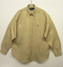 画像: 90'S RALPH LAUREN "BLAKE" シルク/リネン 長袖 BDシャツ BEIGE (VINTAGE) 「L/S Shirt」 入荷しました。
