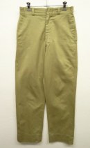 画像: 60'S アメリカ軍 US ARMY コットン100% チノパンツ RAPID製ジップ (VINTAGE) 「Bottoms」 入荷しました。