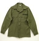 画像: 70'S アメリカ軍 US ARMY OG107 コットンサテン ユーティリティシャツ (VINTAGE) 「L/S Shirt」 入荷しました。