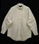 画像: 90'S RALPH LAUREN "YARMOUTH" オックスフォード 長袖 BDシャツ WHITE (VINTAGE) 「L/S Shirt」 入荷しました。
