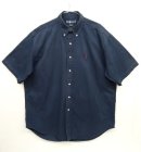 画像: 90'S RALPH LAUREN "BLAIRE" ツイル 半袖 BDシャツ NAVY (VINTAGE) 「S/S Shirt」 入荷しました。