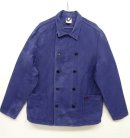 画像: ROFA ダブルブレスト モールスキンジャケット ブルー (VINTAGE) 「Jacket」 入荷しました。