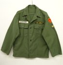 画像: 60'S アメリカ軍 US ARMY "1st MODEL" 13スターボタン OG107 コットンサテン ユーティリティシャツ (VINTAGE) 「L/S Shirt」 入荷しました。
