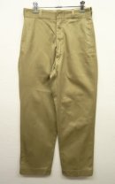 画像: 70'S アメリカ軍 US ARMY コットン100% チノパンツ GENERAL製ジップ (VINTAGE) 「Bottoms」 入荷しました。