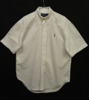 画像: 90'S RALPH LAUREN "YARMOUTH" オックスフォード 半袖 BDシャツ WHITE (VINTAGE) 「S/S Shirt」 入荷しました。