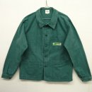 画像: ユーロワーク カバーオール ワークジャケット グリーン (VINTAGE) 「Jacket」 入荷しました。