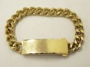 画像: IDプレート チェーンブレスレット ゴールド (VINTAGE) 「Accessorie」 入荷しました。