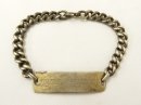 画像: IDプレート チェーンブレスレット シルバー (VINTAGE) 「Accessorie」 入荷しました。