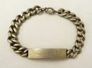 画像: IDプレート チェーンブレスレット シルバー (VINTAGE) 「Accessorie」 入荷しました。