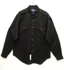 画像: 90'S RALPH LAUREN "G.I.SHIRT" 長袖 リネンシャツ BLACK (DEADSTOCK) 「L/S Shirt」 入荷しました。