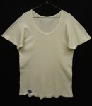 画像: 60'S デンマーク軍 Uネック コットン アンダーウェア 半袖 Tシャツ (DEADSTOCK) 「T-Shirt」 入荷しました。