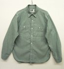 画像: Engineered Garments マチ付き ワークシャツ グリーンシャンブレー USA製 (USED) 「L/S Shirt」 入荷しました。