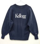画像: 90'S CHAMPION 刺繍タグ リバースウィーブ Kellogg ネイビー USA製 (VINTAGE) 「Sweat Shirt」 入荷しました。