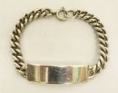 画像: IDプレート チェーンブレスレット シルバー (VINTAGE) 「Accessorie」 入荷しました。