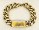 画像: IDプレート チェーンブレスレット ゴールド (VINTAGE) 「Accessorie」 入荷しました。
