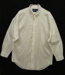 画像: 90'S RALPH LAUREN "YARMOUTH" 同色ロゴ 2PLYコットン 長袖 BDシャツ WHITE (VINTAGE) 「L/S Shirt」 入荷しました。