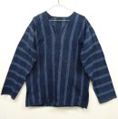 画像: ユーロヴィンテージ フィッシャーマンスモック インディゴ/ストライプ (VINTAGE) 「L/S Shirt」 入荷しました。