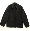 画像: ユーロワーク モールスキン カバーオール ワークジャケット ブラック染 (VINTAGE) 「Jacket」 入荷しました。