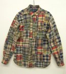 画像: 90'S RALPH LAUREN プルオーバー マドラスチェック パッチワーク BDシャツ (VINTAGE) 「L/S Shirt」 入荷しました。
