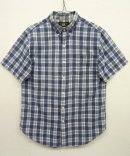 画像: RRL 半袖 BDシャツ インディゴ/ホワイト チェック柄 (USED) 「S/S Shirt」 入荷しました。