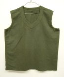 画像: 50'S フランス軍 Vネック ホスピタルベスト OLIVE (VINTAGE) 「No Sleeve」 入荷しました。