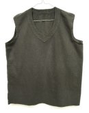画像: 50'S フランス軍 Vネック ホスピタルベスト BLACK (VINTAGE) 「No Sleeve」 入荷しました。