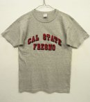 画像: 80'S CHAMPION トリコタグ 染み込み＋フロッキープリント 88/12 Tシャツ 杢グレー USA製 (VINTAGE) 「T-Shirt」 入荷しました。