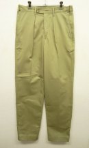 画像: 90'S オランダ軍 プリーツ入り チノパンツ BEIGE (DEADSTOCK) 「Bottoms」 入荷しました。