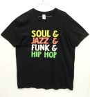 画像: SOUL & JAZZ & FUNK & HIPHOP Tシャツ BLACK (VINTAGE) 「T-Shirt」 入荷しました。
