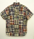 画像: 90'S RALPH LAUREN マチ付き マドラスチェックパッチワーク 半袖 BDシャツ インド製 (VINTAGE) 「S/S Shirt」 入荷しました。
