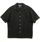 画像: 90'S RALPH LAUREN "CALDWELL" コットン 半袖 オープンカラーシャツ BLACK (VINTAGE) 「S/S Shirt」 入荷しました。