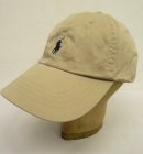 画像: RALPH LAUREN ロゴ刺繍 ベースボールキャップ BEIGE (NEW) 「Cap」 入荷しました。