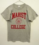 画像: 80'S CHAMPION トリコタグ 染み込み 三段プリント 88/12 Tシャツ 杢グレー USA製 (VINTAGE) 「T-Shirt」 入荷しました。