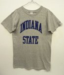 画像: 80'S CHAMPION トリコタグ 染み込みプリント 88/12 Tシャツ 杢グレー USA製 (VINTAGE) 「T-Shirt」 入荷しました。