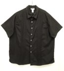 画像: KING SIZE プリーツ入り 半袖シャツ BLACK 2XL (USED) 「S/S Shirt」 入荷しました。