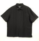 画像: CLAIBORNE フロント刺繍入り レーヨン 半袖 ボックスシャツ BLACK (USED) 「S/S Shirt」 入荷しました。