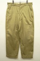画像: 60'S アメリカ軍 US ARMY コットン100% チノパンツ QUIK製アルミジップ (VINTAGE) 「Bottoms」 入荷しました。
