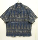 画像: 90'S RALPH LAUREN "CLAYTON" コットン 半袖 オープンカラーシャツ インディゴ総柄 (VINTAGE) 「S/S Shirt」 入荷しました。