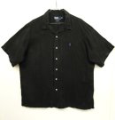 画像: 90'S RALPH LAUREN "CALDWELL" リネン 半袖 オープンカラーシャツ BLACK (VINTAGE) 「S/S Shirt」 入荷しました。