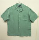 画像: 90'S RALPH LAUREN "CALDWELL" シルク/リネン 半袖 オープンカラーシャツ ミントグリーン (VINTAGE) 「S/S Shirt」 入荷しました。