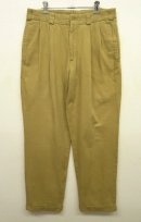 画像: BILLS KHAKIS "M2P" ツープリーツ チノパンツ タン USA製 (USED) 「Bottoms」 入荷しました。
